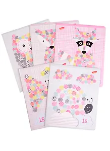 Тетрадь в клетку Academy Style, "Животные из кружочков", 18 листов, в ассортименте