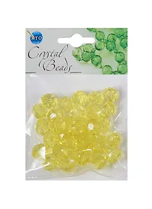 Набор бусин Кристальная игра Кристаллы желтые (CRP137) (12мм) (упаковка)