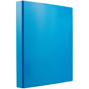 Папка архивная 35мм А4 "Neon" 4 кольца, голубой 259008