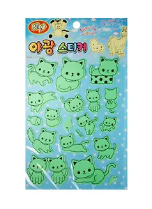 Набор светящихся наклеек AAA-020 Коты (11-01488-AAA-020)