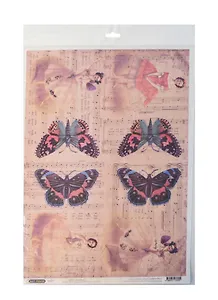 Рисовая бумага для декупажа Craft Premier Нежные создания (28,2х38,4см) (25 г/м)