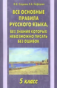 Все основные правила русского языка 5 кл.
