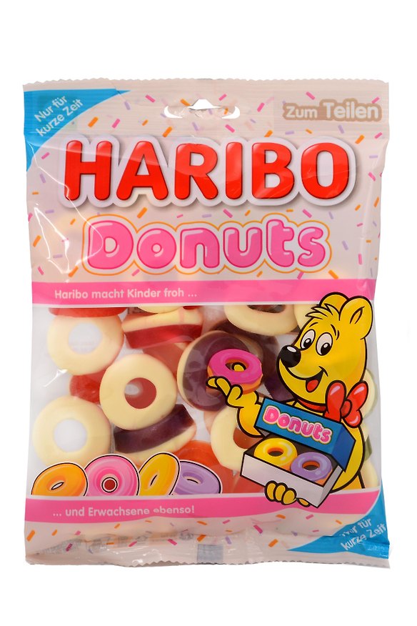 Haribo, Жевательный мармелад Пончики, 175 г, Limited Donuts USA 3164214 — 1
