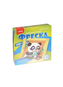 Кп-004 Фреска Картина из песка Крошка панда (+ рамка) (LORI) (набор д/творч.) (4+)