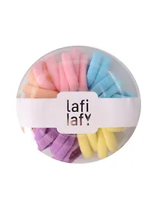 Набор резиночек в коробочке-пончике (30шт) (пастельные оттенки) (3см) (12-03884-B39) (Lafilaf)