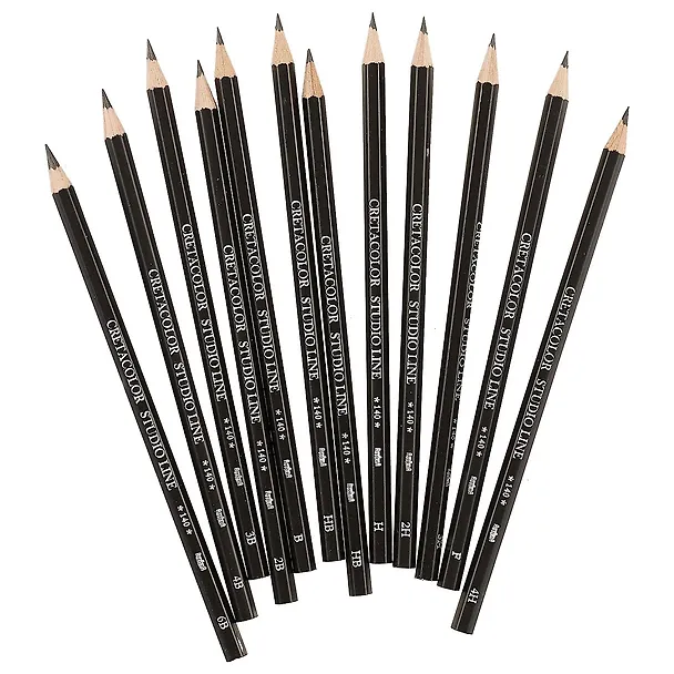 Карандаши «Artist Studio Line», 4H–6B, 12 штук 251073 — 2