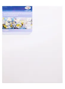 Холст на подрамнике "Студия", 30*40см, 100% хлопок, мелкое зерно, Гамма