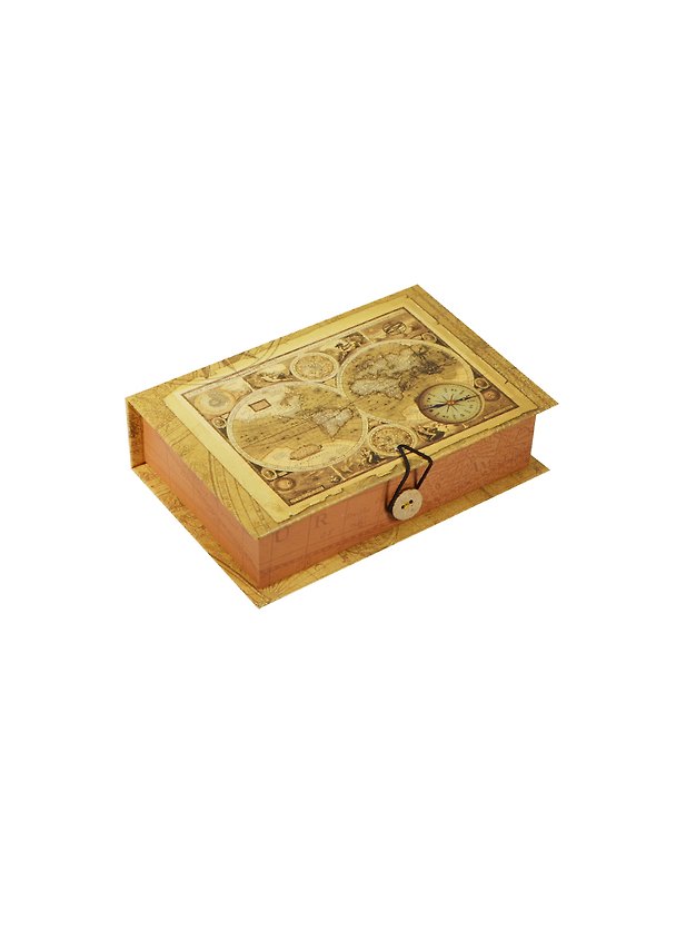 Коробка-шкатулка Феникс презент Старые карты S 18*12*5см 36483 2456955 — 1