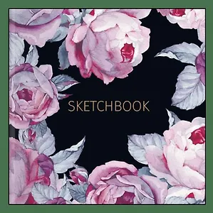 Альбом для рисования (170*170) 40л. Be Smart Bloom мягкий переплет, розовый, склейка 120 г/м2