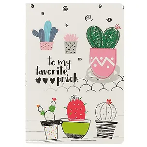 Тетрадь в клетку My cactus, 40 листов, в ассортименте 249426
