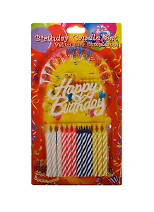 Набор свечей для торта H-8 см (673617)