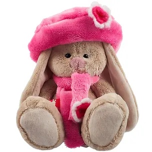 Мягкая игрушка Зайка Ми в берете и шарфике (15 см) (SidX-497) 2882171