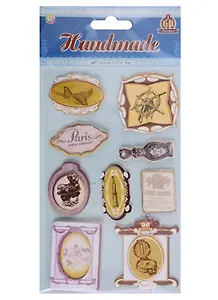 Наклейки 3D, бумажные Париж