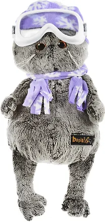 Мягкая игрушка Басик-лыжник (30 см) (Ks30-049) 2562207