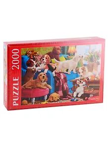 Пазл 2000 эл. Игривые щенки Ф2000-3699