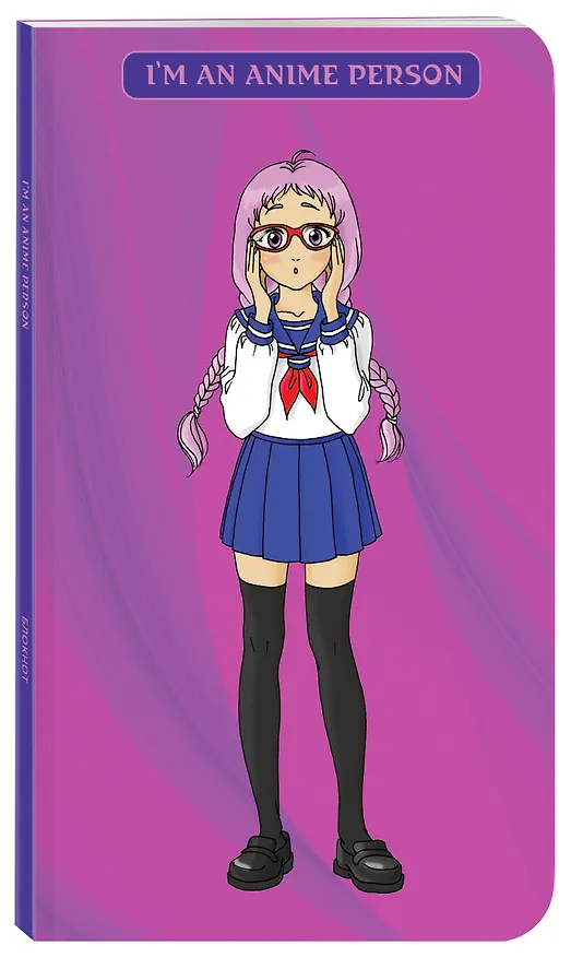 Тетрадь общая «I'm an anime person», 40 листов в точку, А4 - Эксмо 2900916 — 2