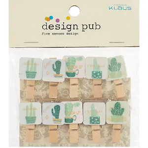 Прищепки ГМ кактусы (119)