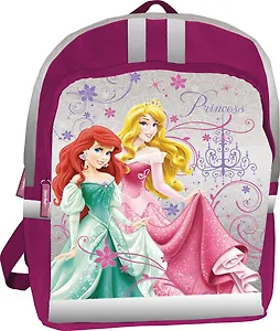 Рюкзак школьный "Принцессы" 34*27,5*10см, мягкая спинка, Disney
