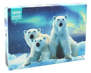 Пазл 1000 элементов "Мишки на севере" 48х67 см