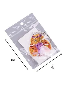 Брелок-фонарь Сова фиолетовая (44375)