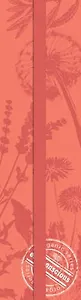 Закладка картонная для книг, 17х4,5 см. с резинкой
