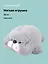 Мягкая игрушка Нерпа с щечками серая (28см) (14-0650-202505-T10) — 3103123 — 1