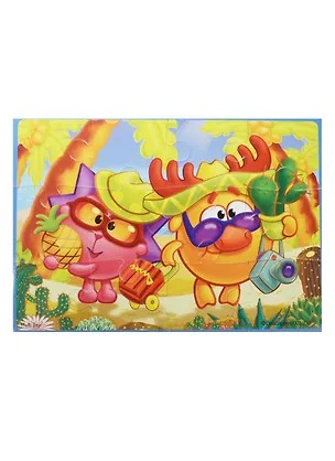 Мягкие пазлы Смешарики А5 (VT1103-38) (12 элементов) (4 мм) (235х165мм) (3+) (упаковка) 2492394