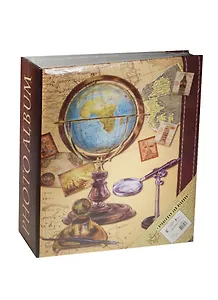 ФА Феникс Презент Фотоальбом 50л 23*28см Глобус листы с клеевым покрыт. и пленкой ПВХ 38814