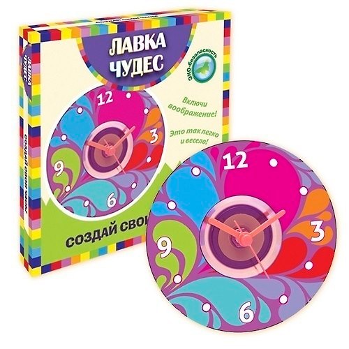 Набор Создай свои часы Цветные узоры (300-18337) (Лавка чудес) (3+) 2337636 — 1