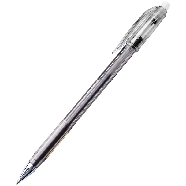 Гелевая ручка пиши-стирай черная 0,5 мм, Erasable, Crown 255774 — 3