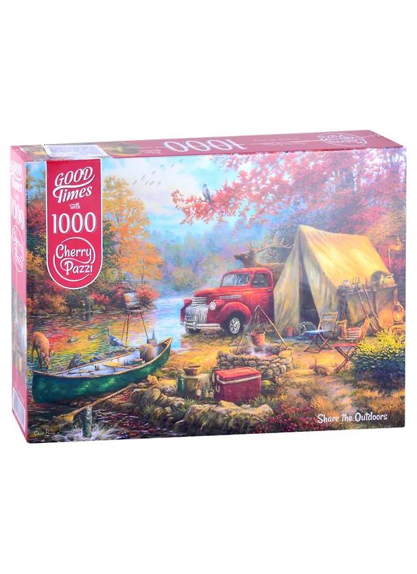 Пазл 1000 дет. Отдых на природе  Cherry Pazzl 30394 2881497 — 1