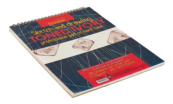 KR.Альбом для эскизов А4, 30л., спираль, тверд.карт.подлож. 05534 317378 — 3