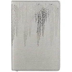 Недатированный ежедневник «Наппа», серебряный, 160 листов, А5