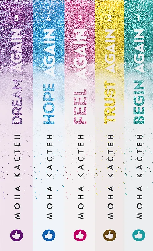 Книга Комплект "Абсолютный бестселлер Моны Кастен" из 5 книг: Начни сначала + Доверься мне + Снова почувствуй + Снова надейся + Снова мечтай (Мона Кастен) — 3