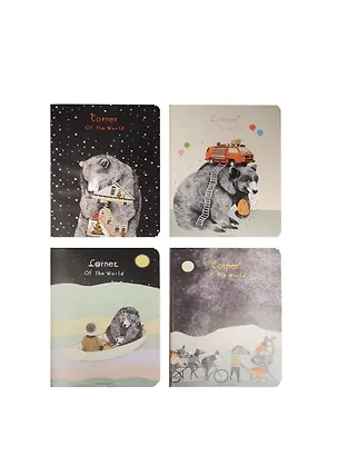 Тетрадь в линейку AnAn, Corner of the world, 60 листов, в ассортименте 239766