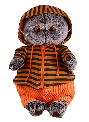 Игрушка мягкая Budi Basa, Басик в штанах и полосатой кофте 25см 2654038