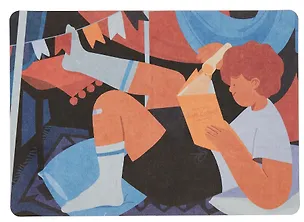 Открытка "Лайфстайл. Читающий с фонариком" 3096559