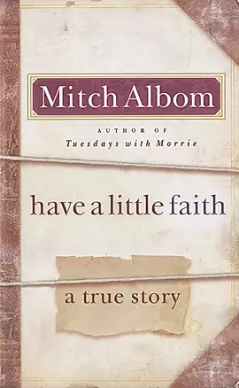 Have a Little Faith: A true story — 2971596 — 1