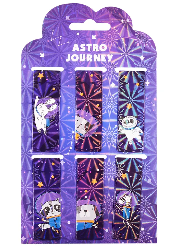 Магнитные закладки "Космос. Astro journey", 6 штук 2823590 — 1