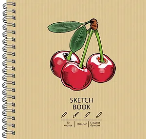 Скетчбук 190*190 30л "DRAFT and CRAFT. 15", 180г/м2, обложка крафт картон, евроспираль