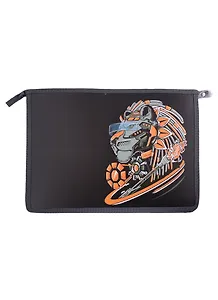 Папка для тетрадей А4 "КИБЕР ЖИВОТНЫЕ" 33*23*5см пластик, молния