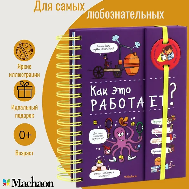 Книга Как это работает? (энциклопедия на пружине) (Софи де Мюлленхейм) — 2