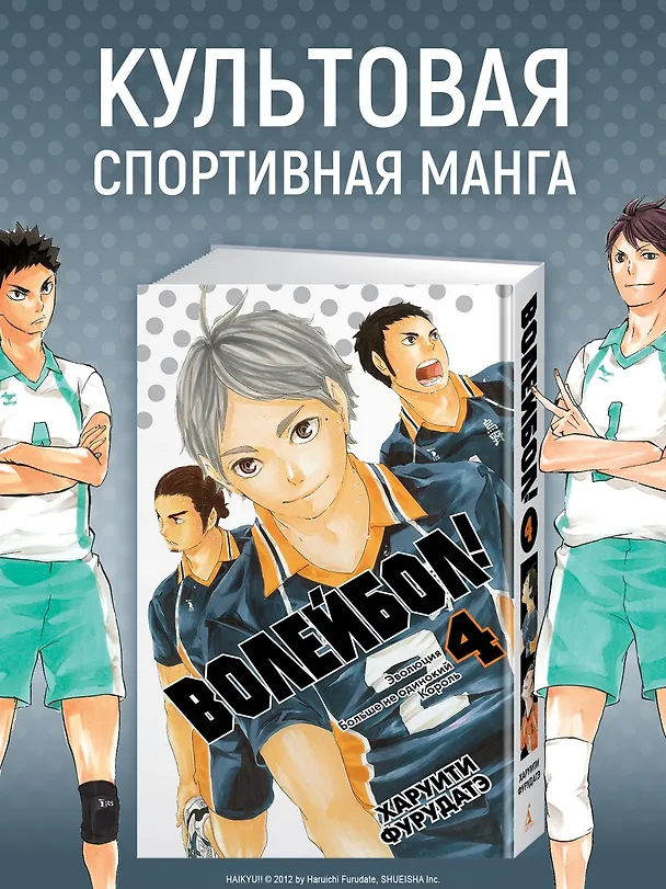 Волейбол! Том 4 - Эволюция. Больше не одинокий Король (Haikyuu!). Манга 3162386 — 5