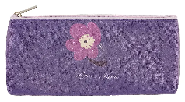 Пенал-косметичка "Lavender" плоская, с подкладом, ассорти, Yoi 3041020 — 8