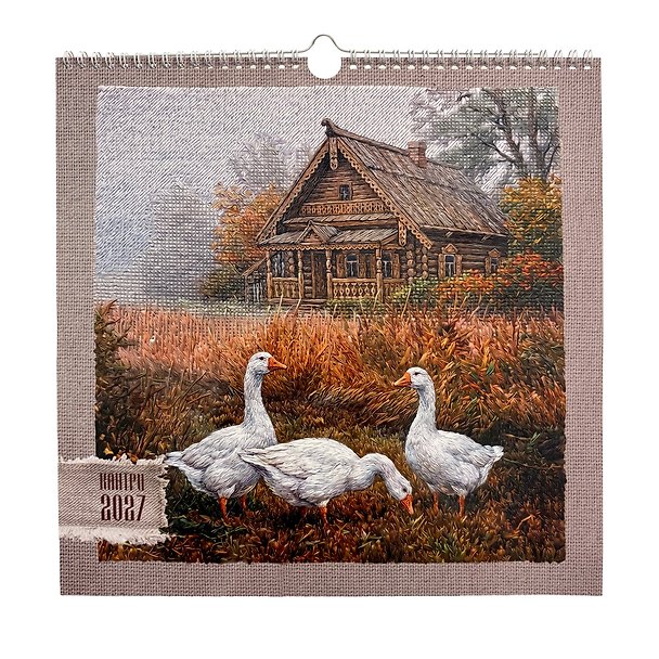 Календарь 2027г 320*320 "Кантри" настенный, на спирали 3169622 — 1