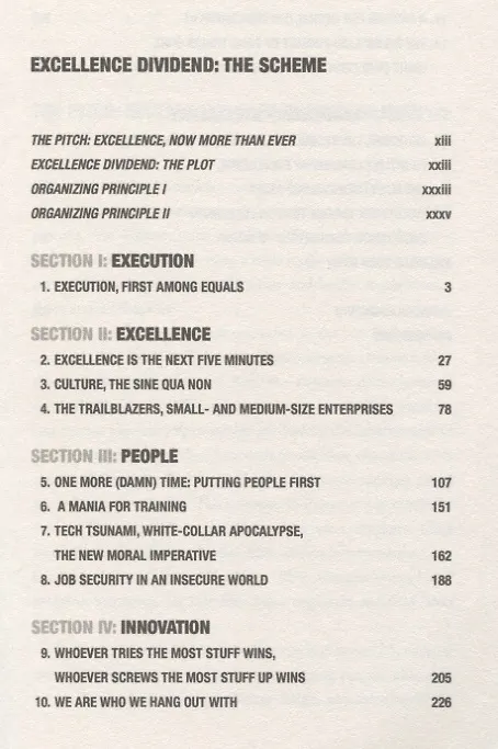 Книга The Excellence Dividend (Tom Peters) — 2