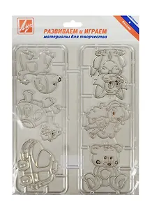 Трафарет для рисования красками по стеклу Любимые игрушки 6шт. 22С 1403-08