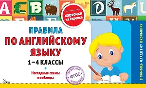 Правила по английскому языку. 1-4 классы. Наглядные схемы и таблицы