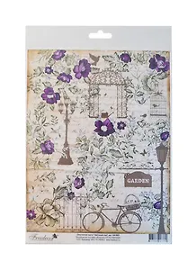 Декупажная карта Цветущий сад А4 (tdk3003)