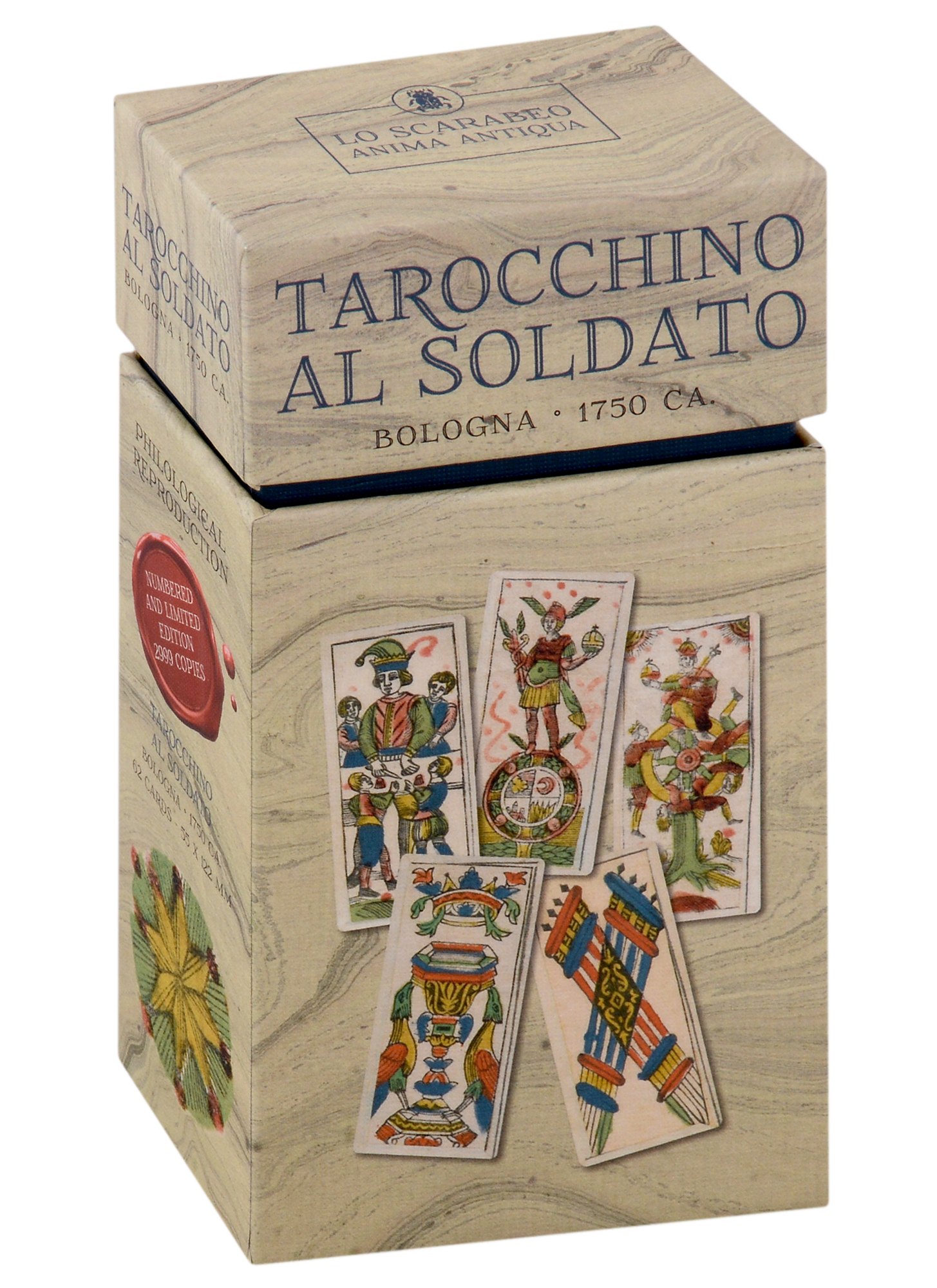 

Tarocchino Al Soldato (62 Cards with Instructions)